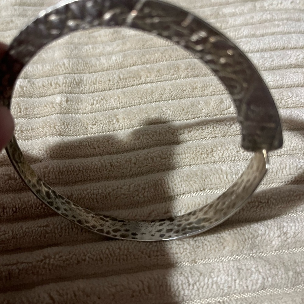 Silpada Solid Sterling Silver Bangle - image 3